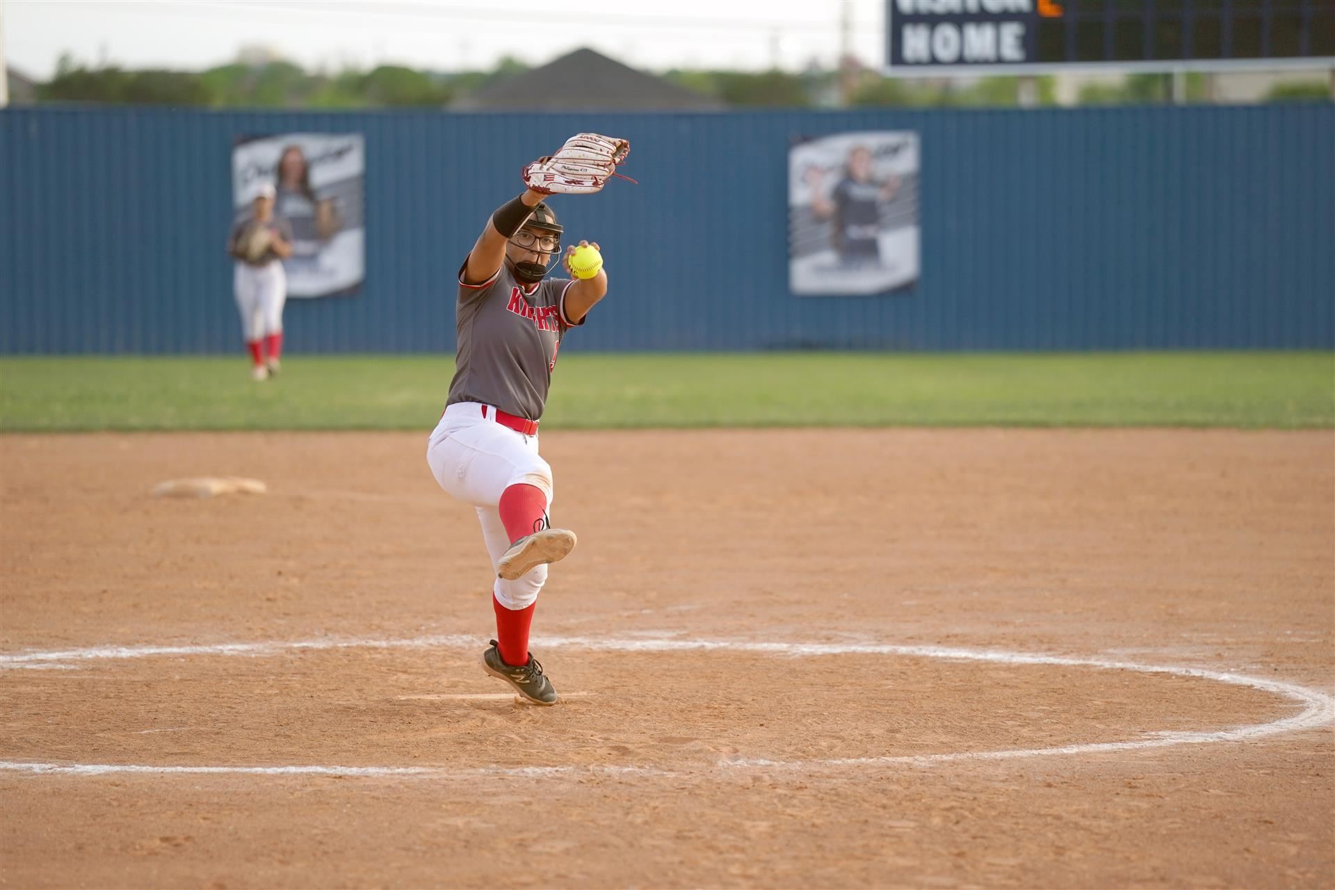Heights softball pitcher