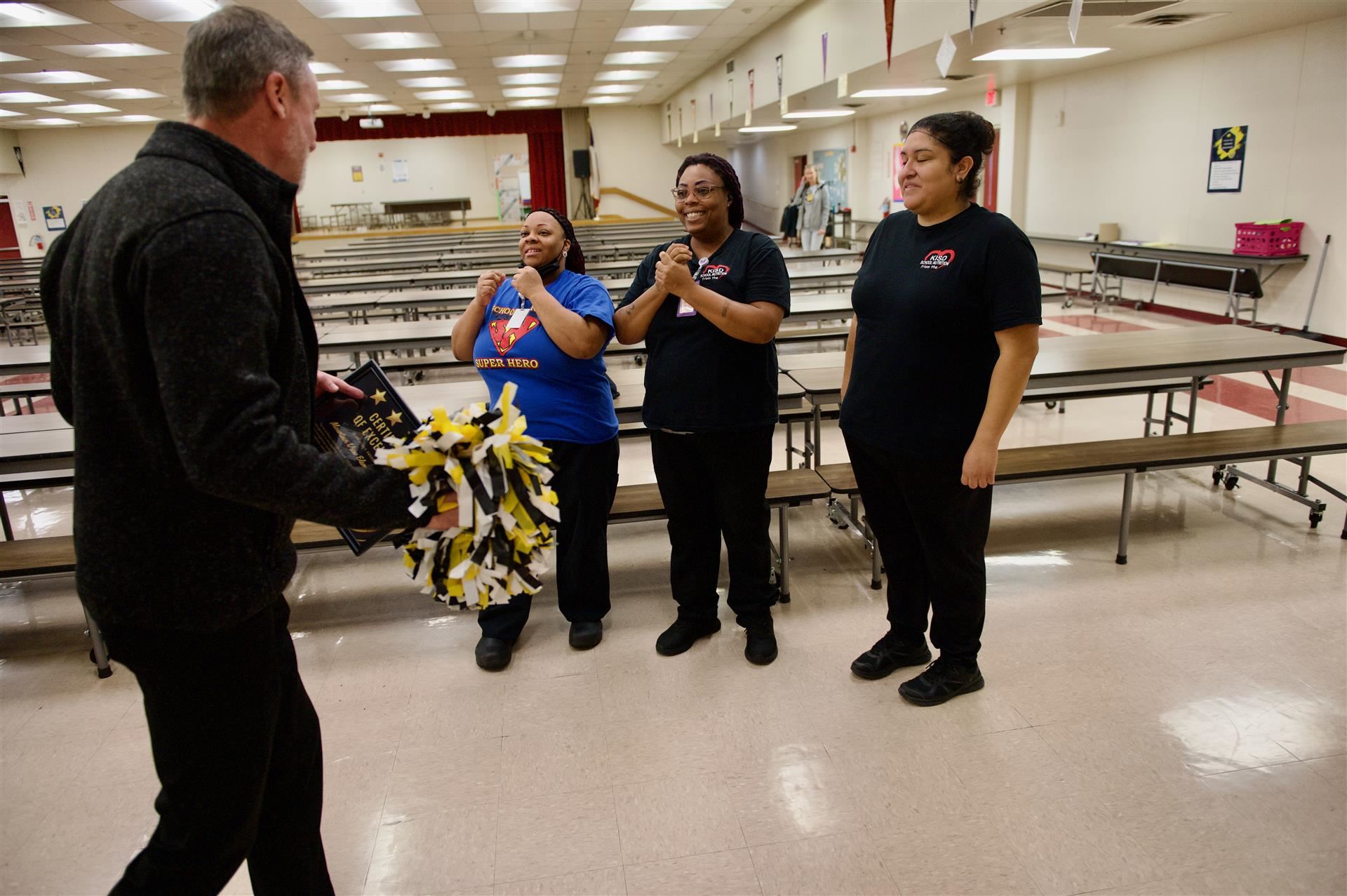 Mountain View cafeteria staff