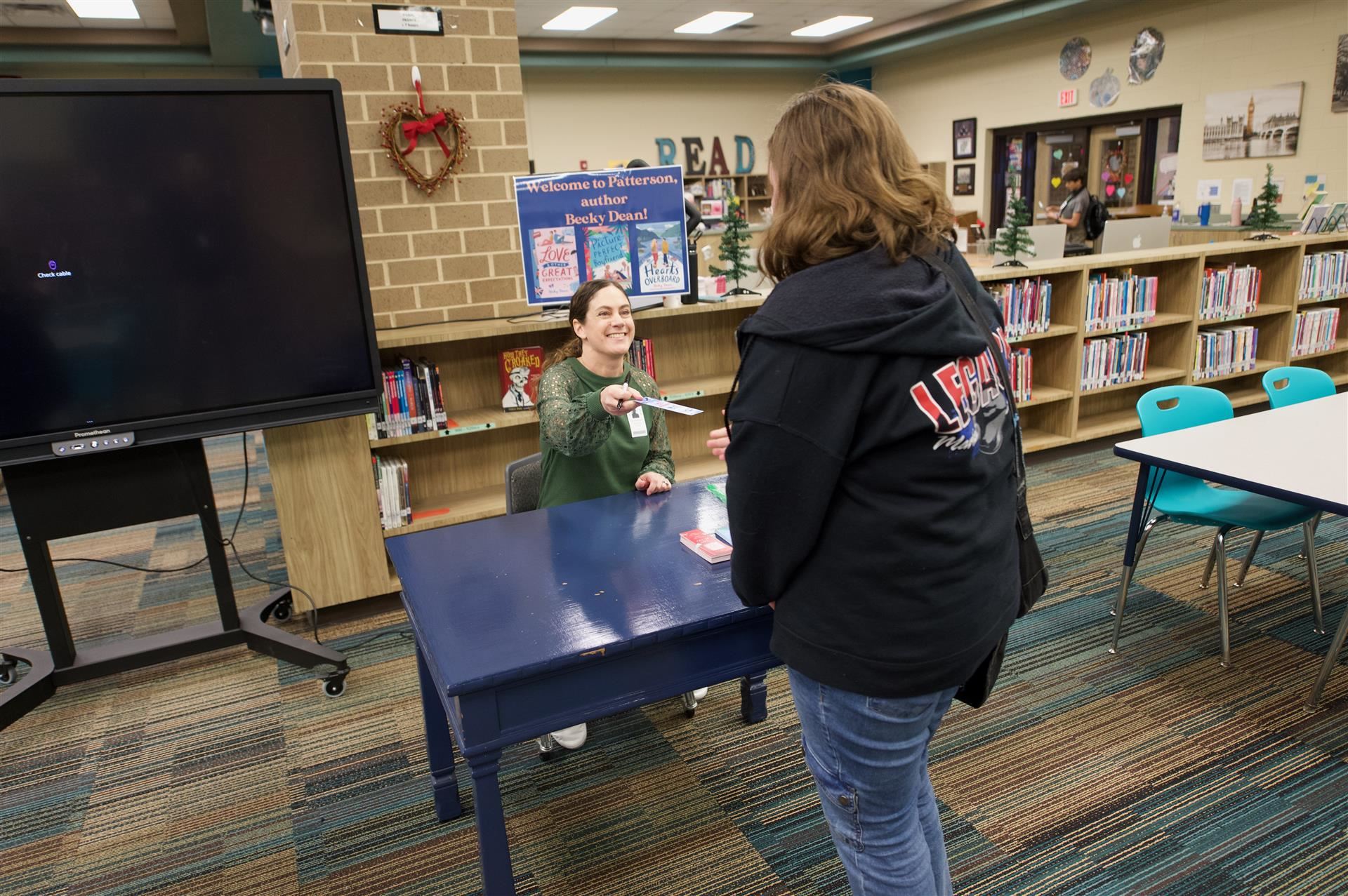 Visiting author at Patterson MS