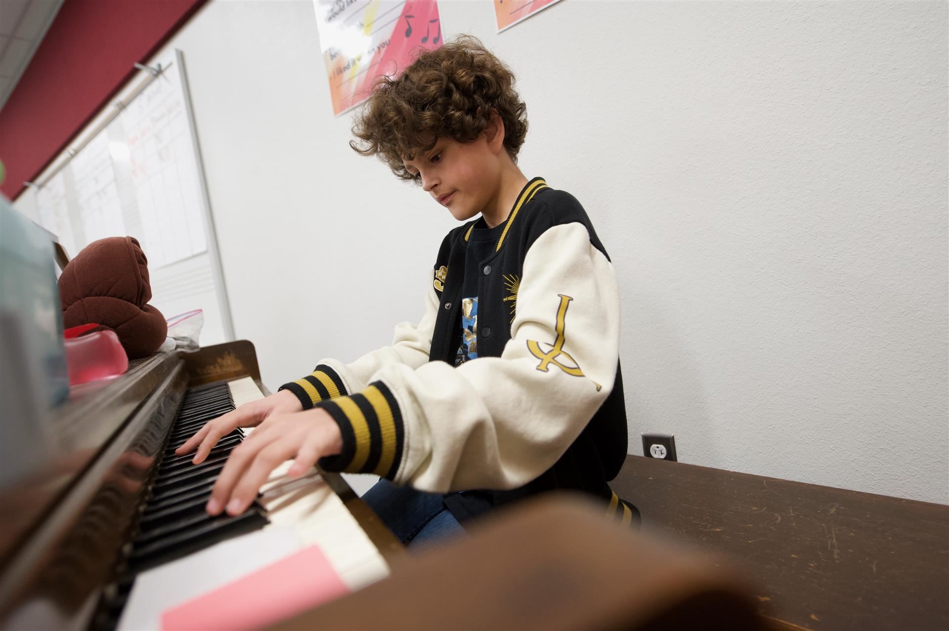 Pershing Park fifth-grader Ryan Sparks