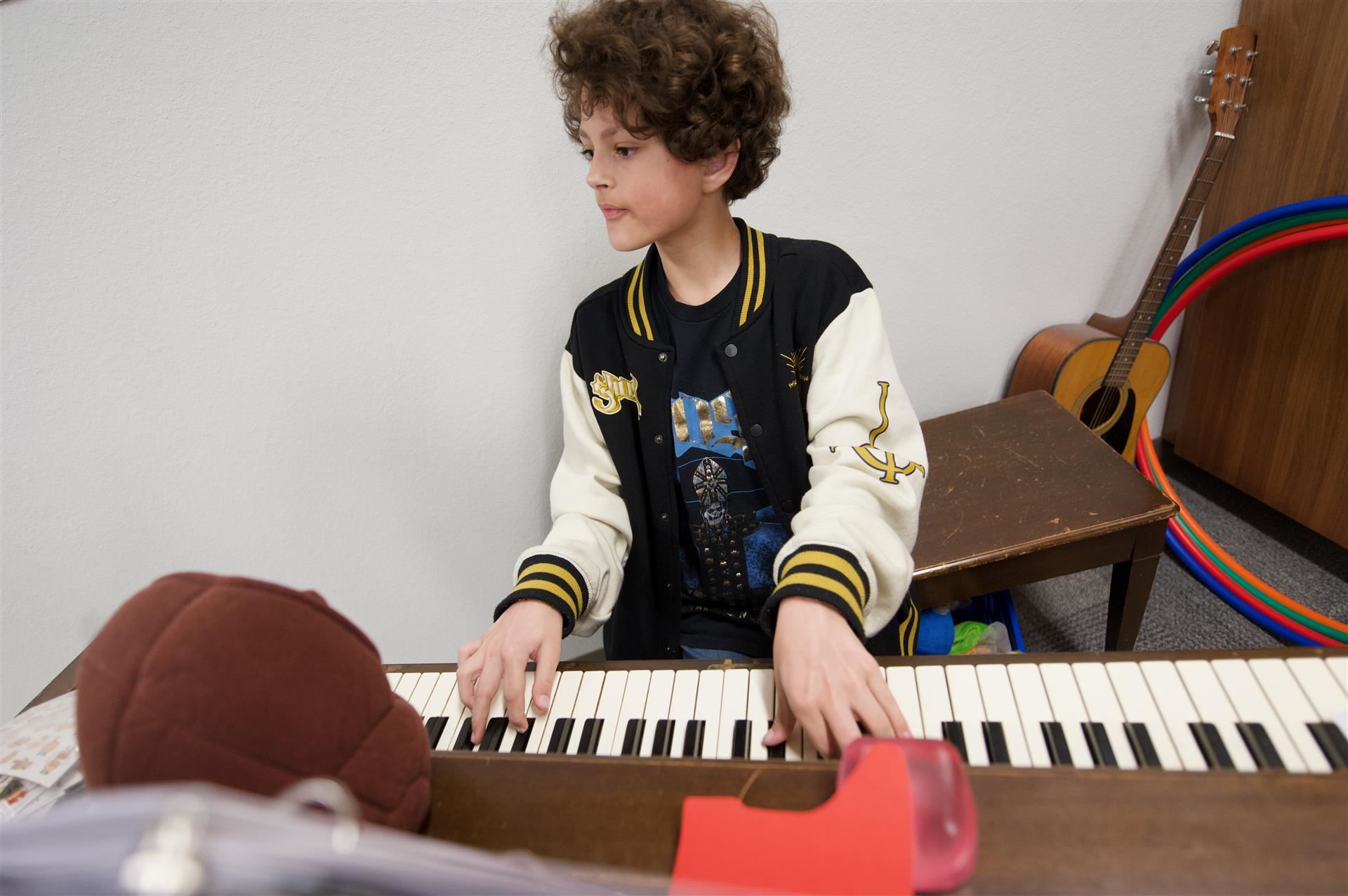 Pershing Park fifth-grader Ryan Sparks