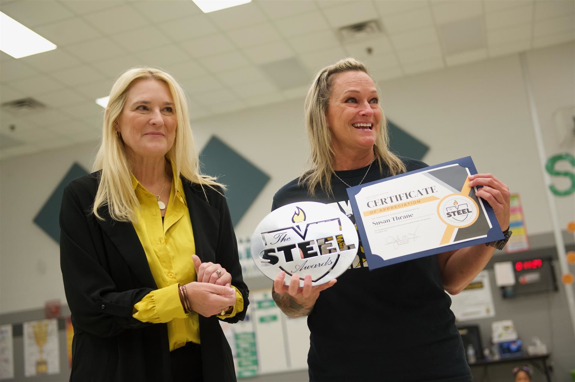 Haynes teacher Susan Thrane