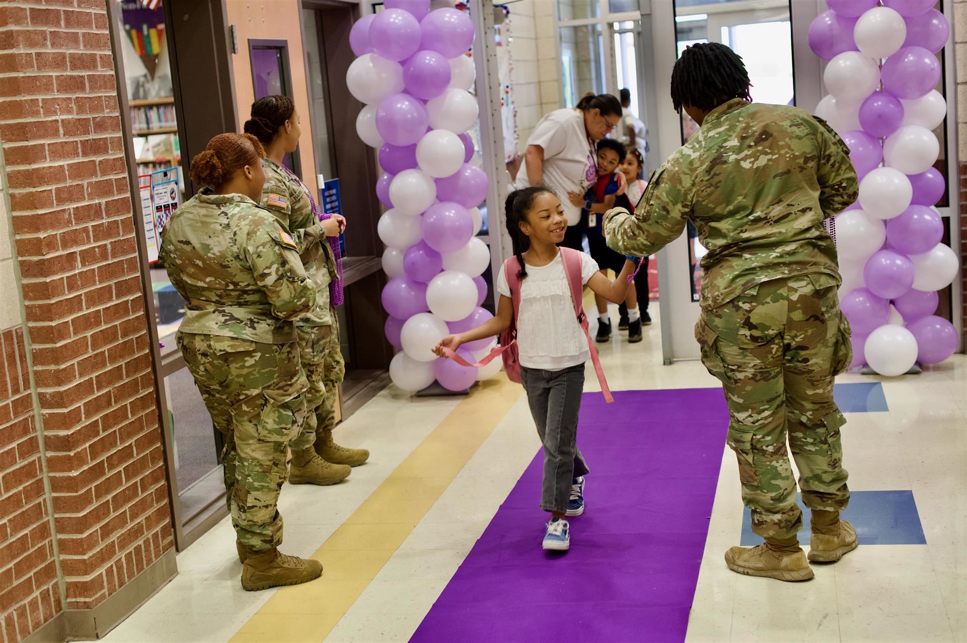 Purple Up day at Hobby ES
