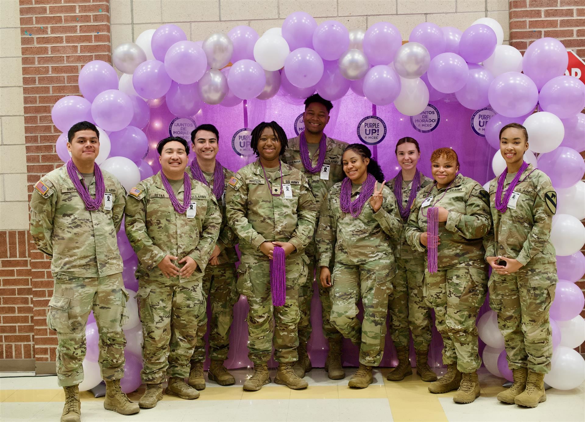Purple Up day at Hobby ES