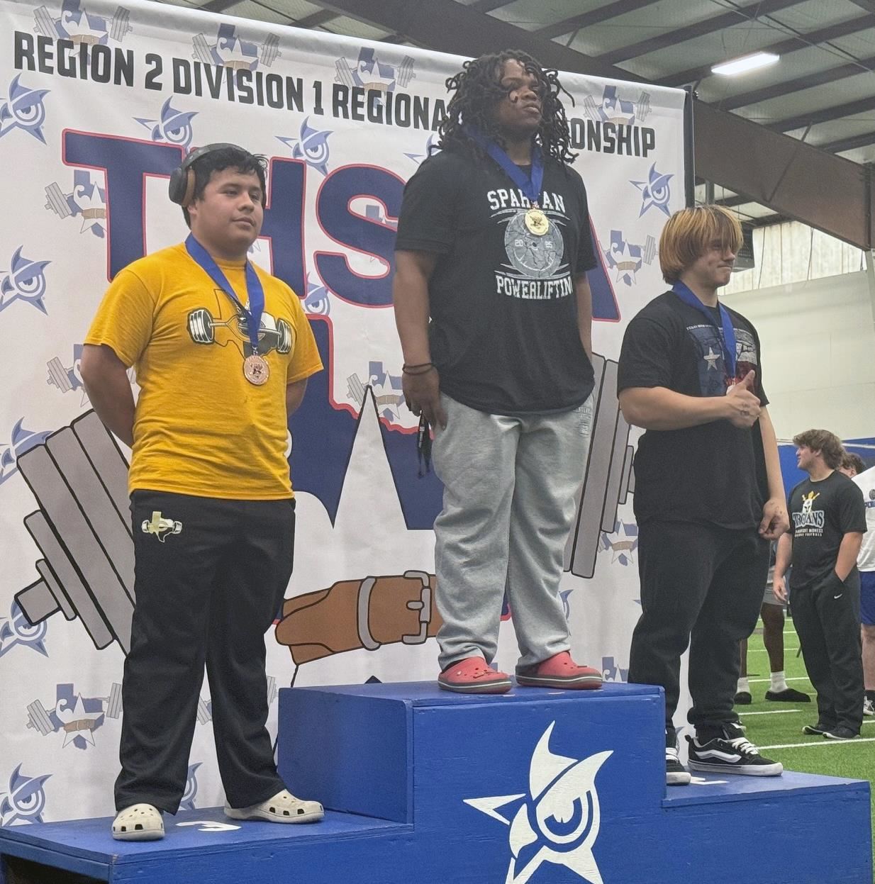 On the podium for second
