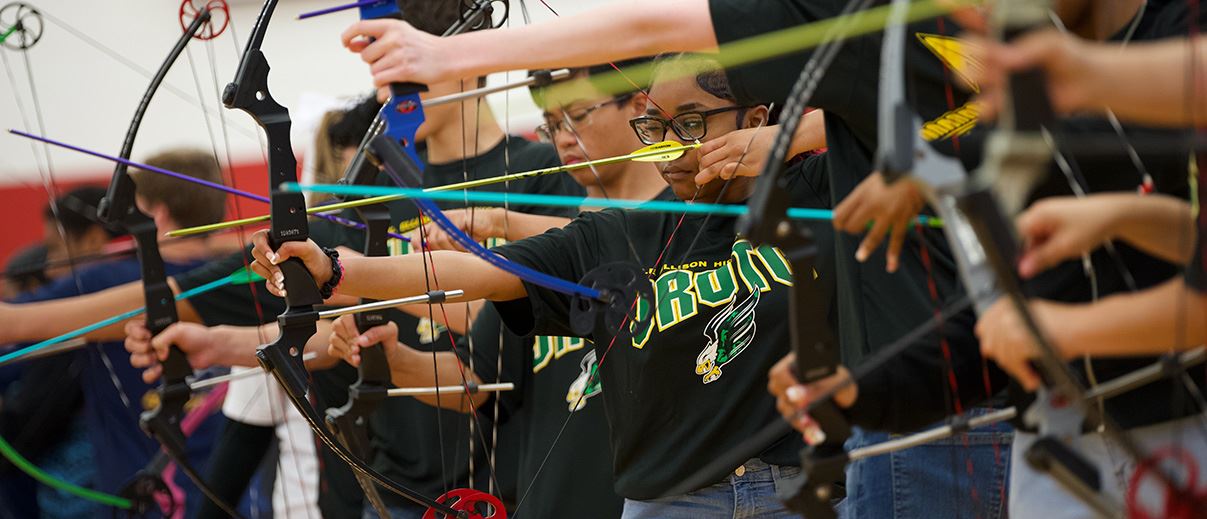  Knights Battalion hosts first local JROTC archery event