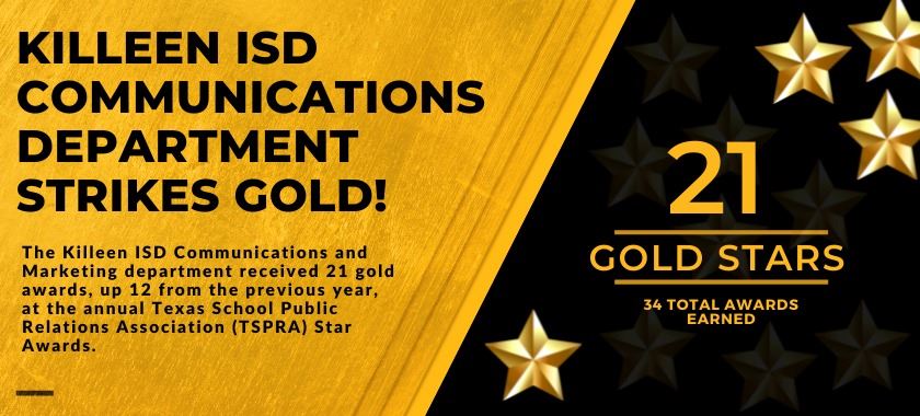 Killeen ISD Communications Department Strikes Gold