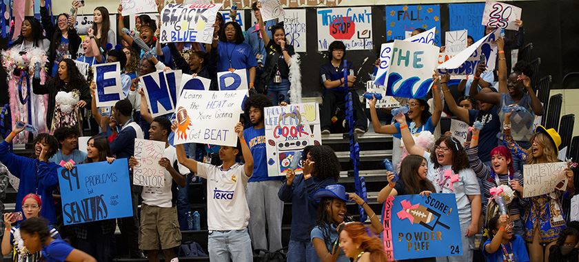  Early College HS seniors show their spirit