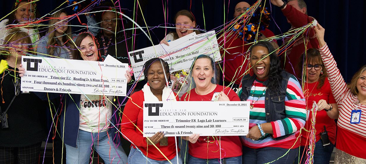 Trimmier ES celebrates three grants 