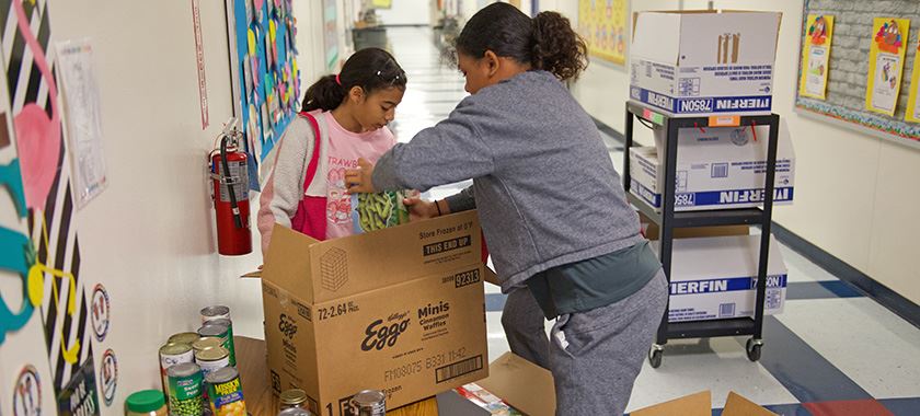  Harker Heights ES food drive 2024