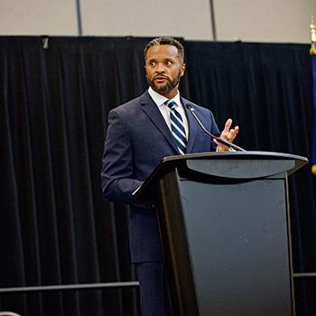 Board President Brett Williams
