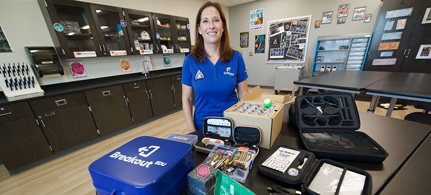  Science teacher Karey Pierce spent 17 days at national museum