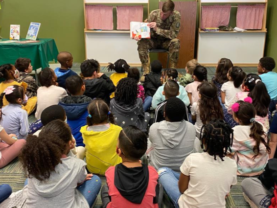 Reading Day with Soldiers