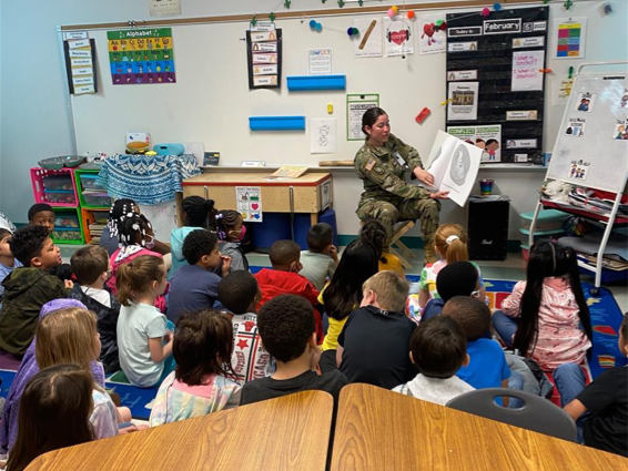 Reading Day with Soldiers