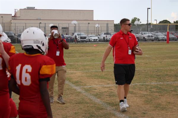 Coach on Sideline