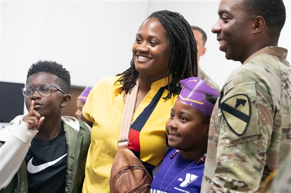 Military Families enjoy Operation HERO Graduation (Fall 2024)