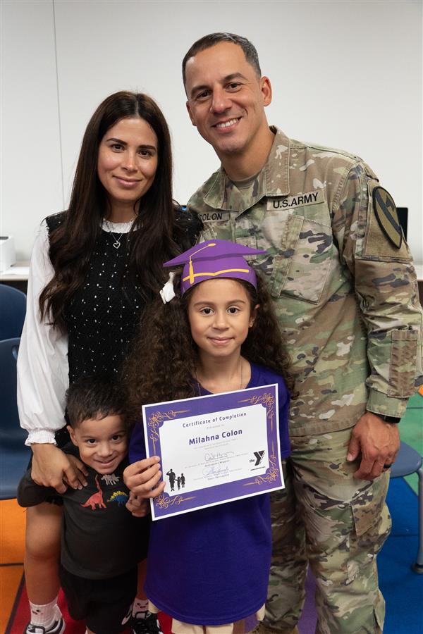 Military Families enjoy Operation HERO Graduation (Fall 2024)